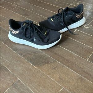 Black leopard print adidas